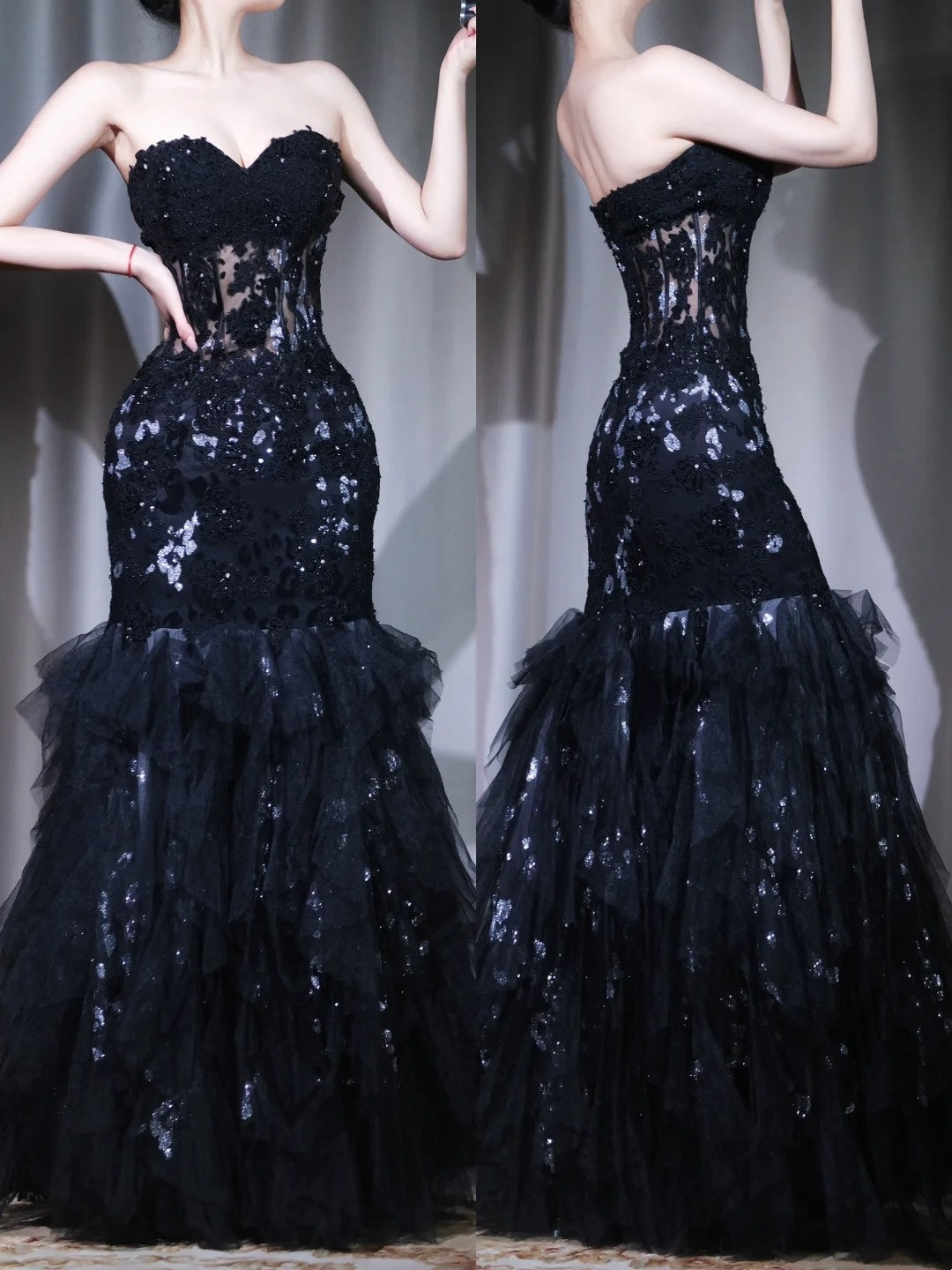 Neues modisches Retro-Abendkleid, romantisches Kleid, Date-Kleid gh6515