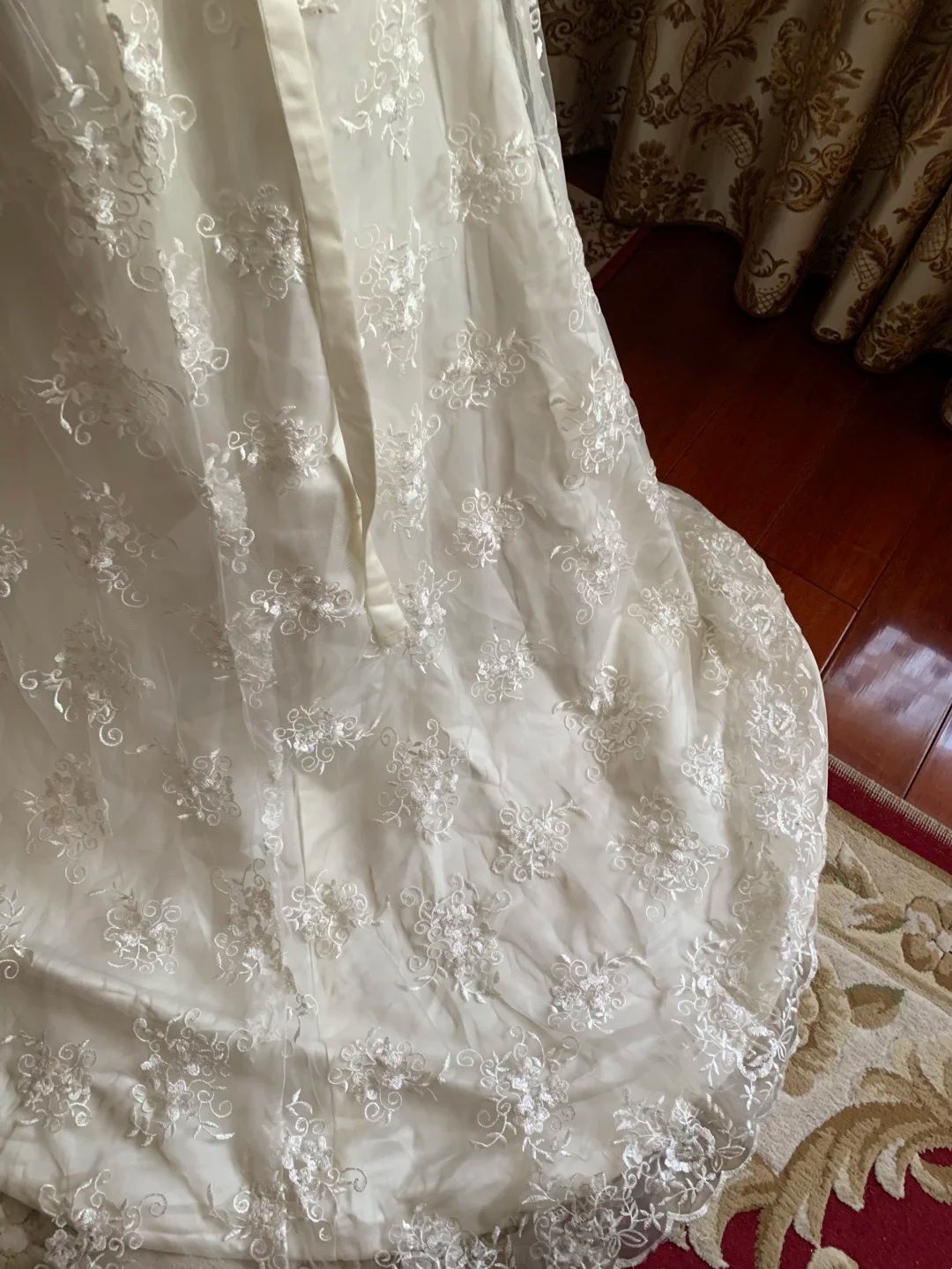White Waist-Cinched Elegant Vintage Prom Dress, Wedding Gown gh7246