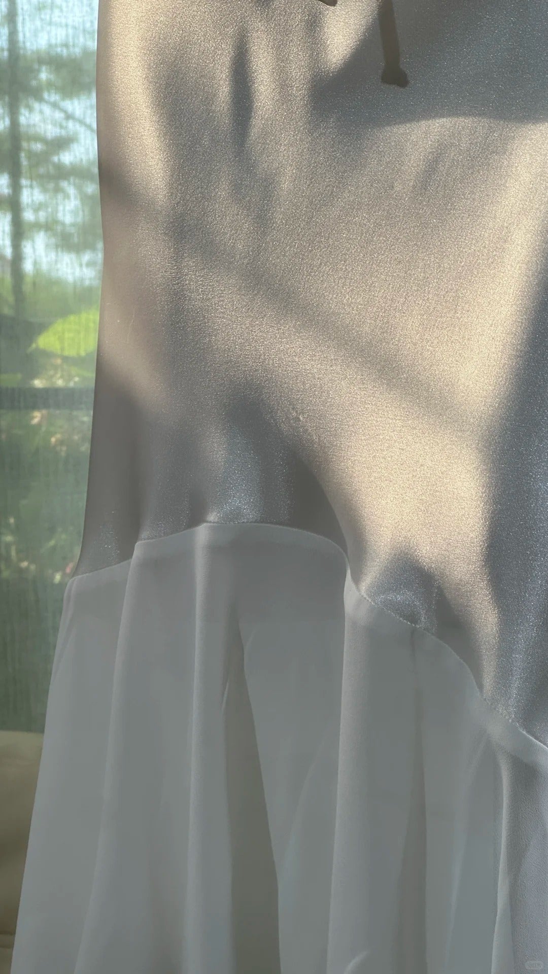 Girlhomeshops-White simple fashion elegant long chiffon Prom dress evening dress party dress gh5164