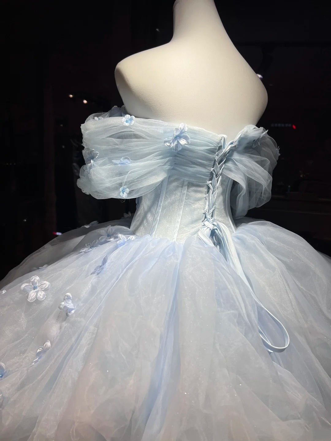 Mehrlagiges Prinzessinnenkleid, langes formelles Tüll-Ballkleid gh6720