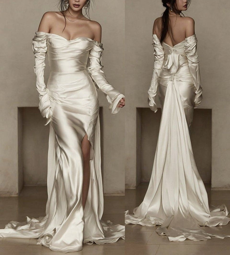 girlhomeshops - Robe de bal longue élégante en satin gh6227