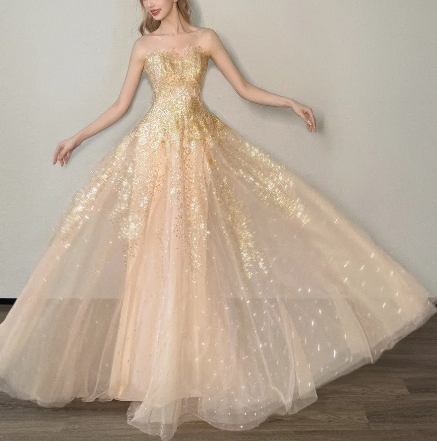 Long Dress Evening Dress Birthday Dress gh7054