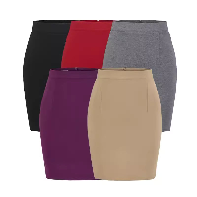 Sommerlicher Damen-Midirock mit hohem Bund, Schlitzen, schmeichelhafter Hüftpartie und vorteilhaftem Schnitt. Ideal für Sommer und Freizeit. 11423