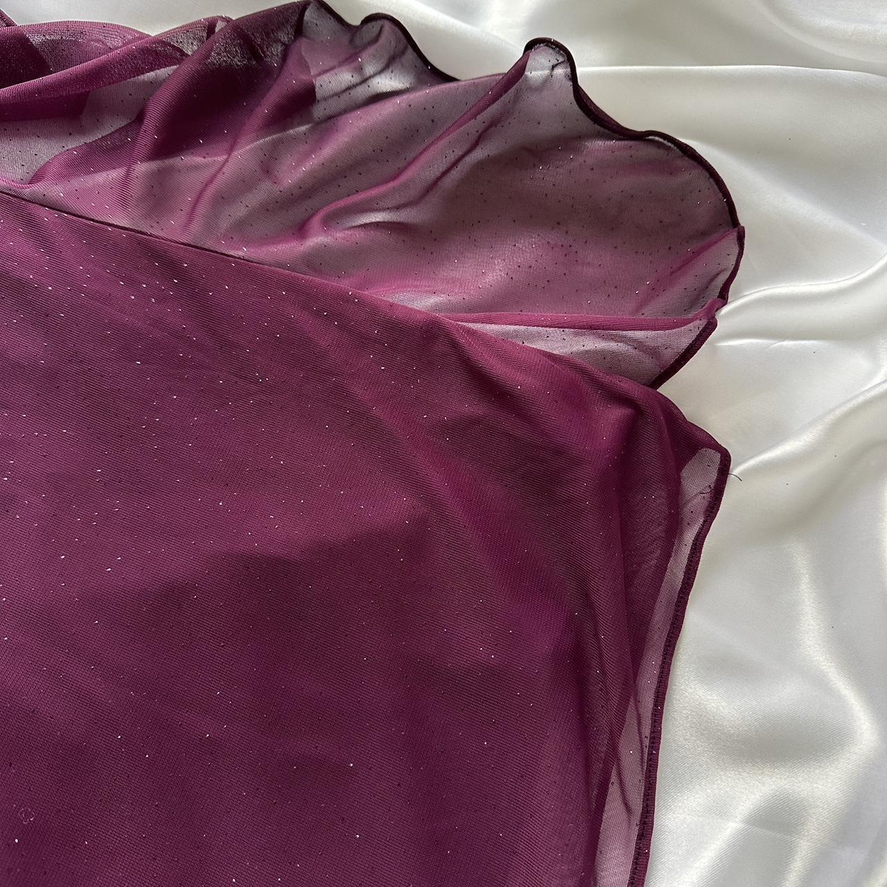 Lila mode gradienten glänzenden langen chiffon ballkleid, abendkleid, partykleid gh3532