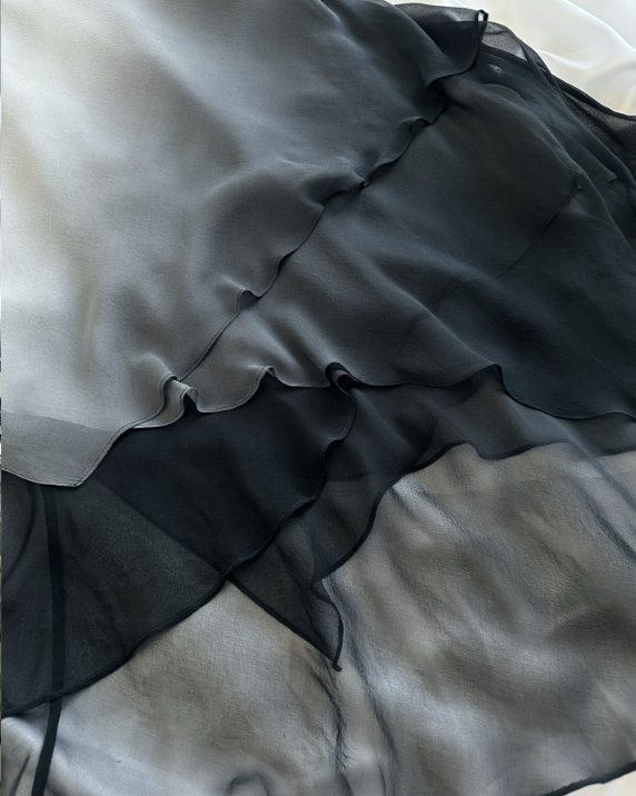 Short Chiffon Birthday Dress, Party Dress, Back-To-School Dress gh6717