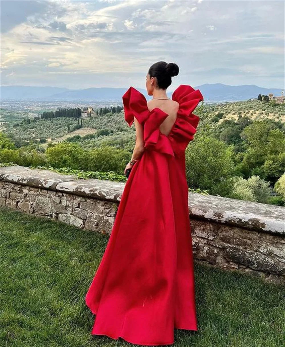 Red Long Formal Prom Dresses,Fashion Wedding Party Gown gh2981