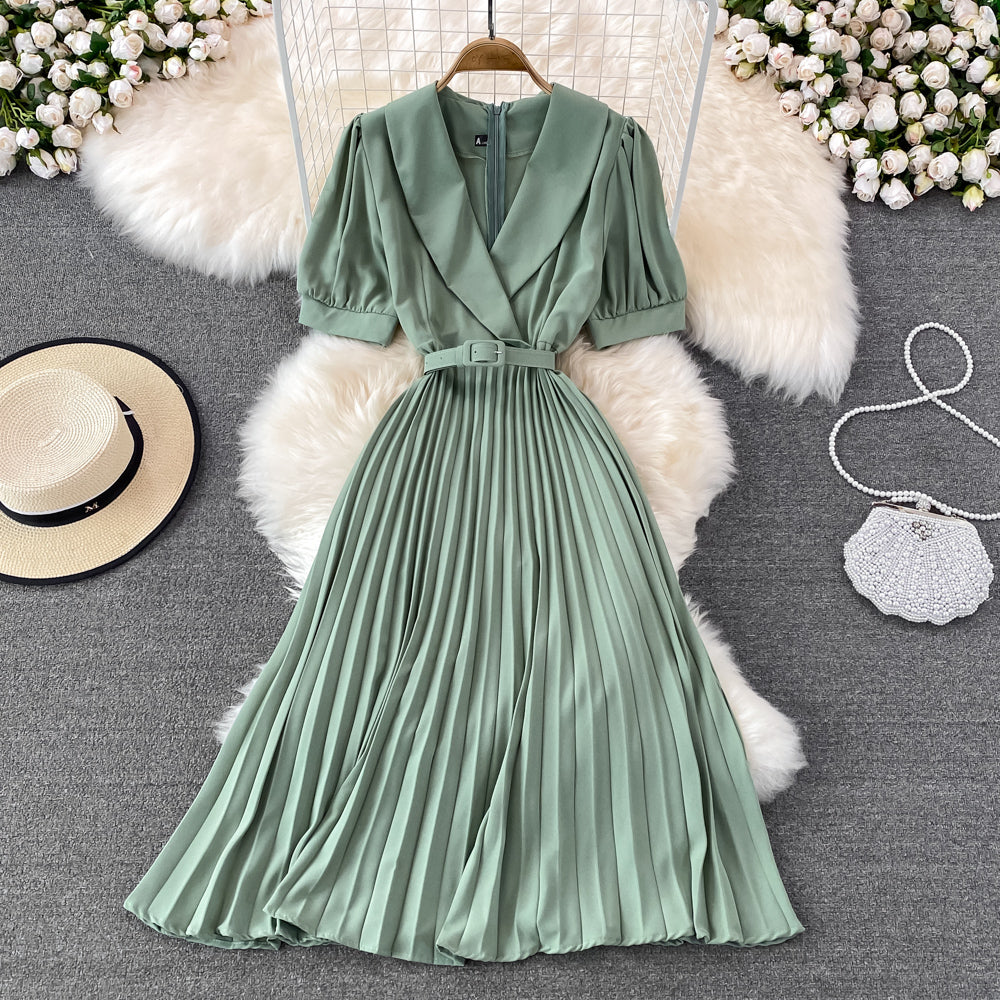 Cute V Neck Short Dress A Line Fashion Dress 10704