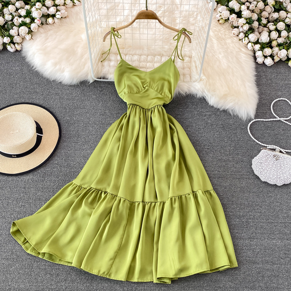 Cute V Neck Short Dress Fashion Dress 10697