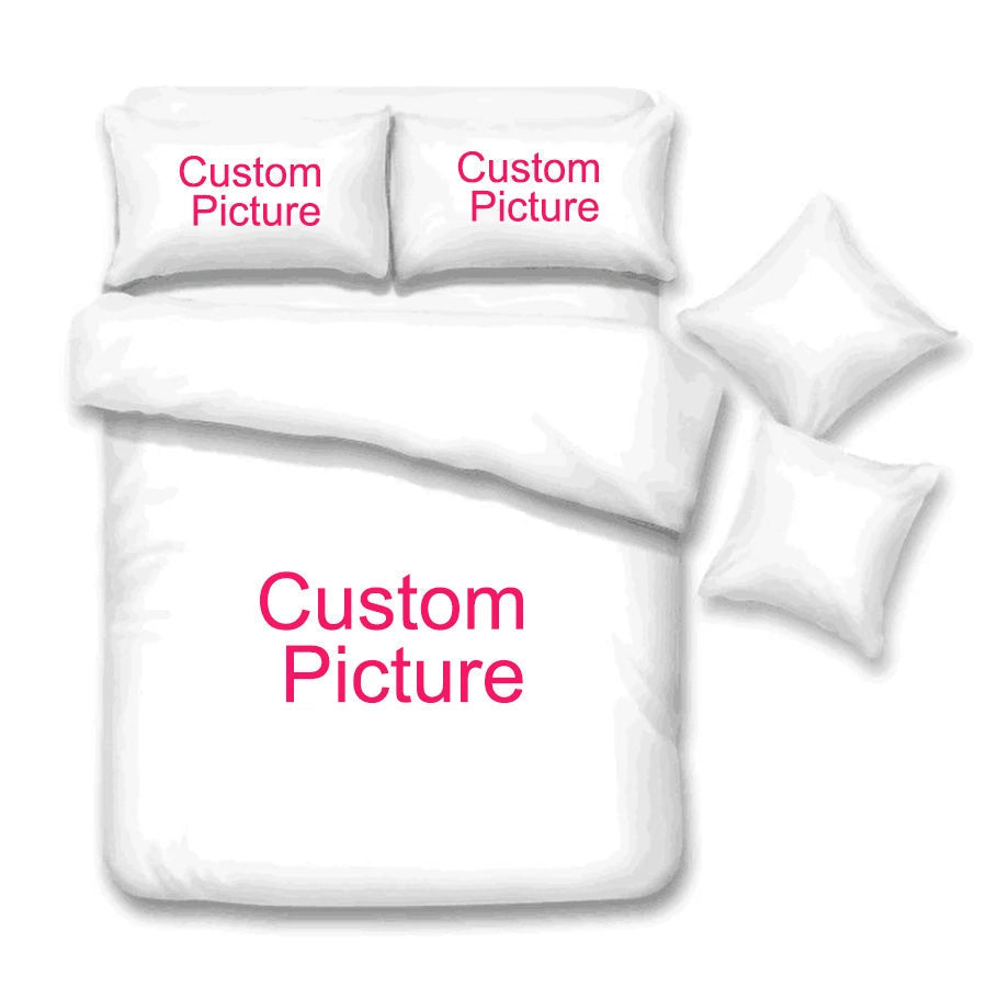 Cutom Bettbezug-Set Muster Chic Bettbezug King Size für Teenager Erwachsene Bettwäsche-Set mit Kissenbezügen MHLS3013