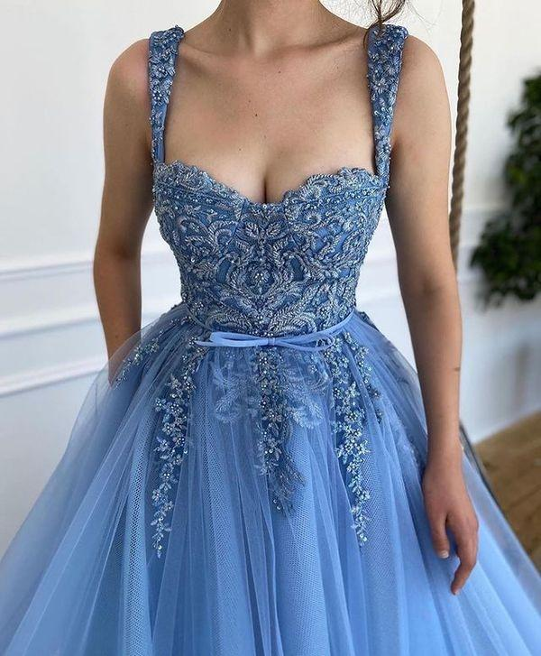 Schatz-Abschlussball-Kleid-Schatz-Tulle-wulstige Abend-Partei-Kleider gh2208