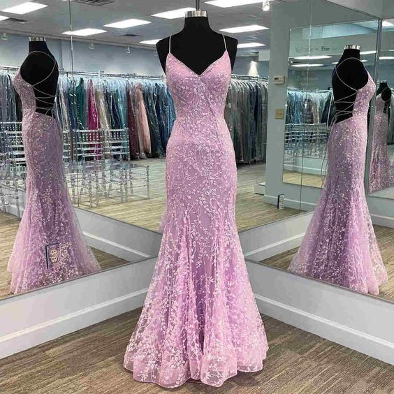 Gorgeous Mermaid Prom Dress with Embroidery gh2295