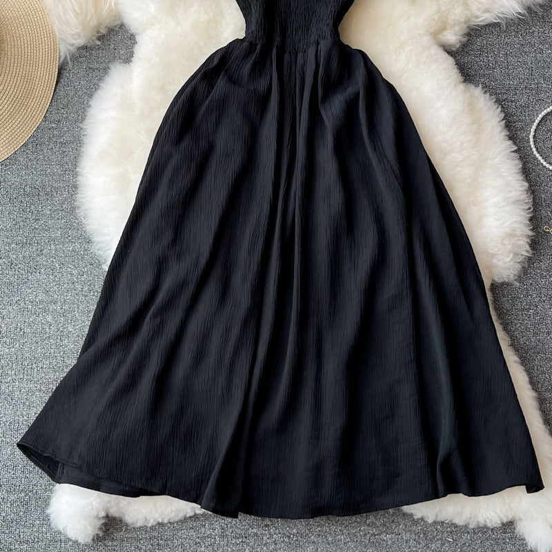 Cute A line short dress fashion dress 624
