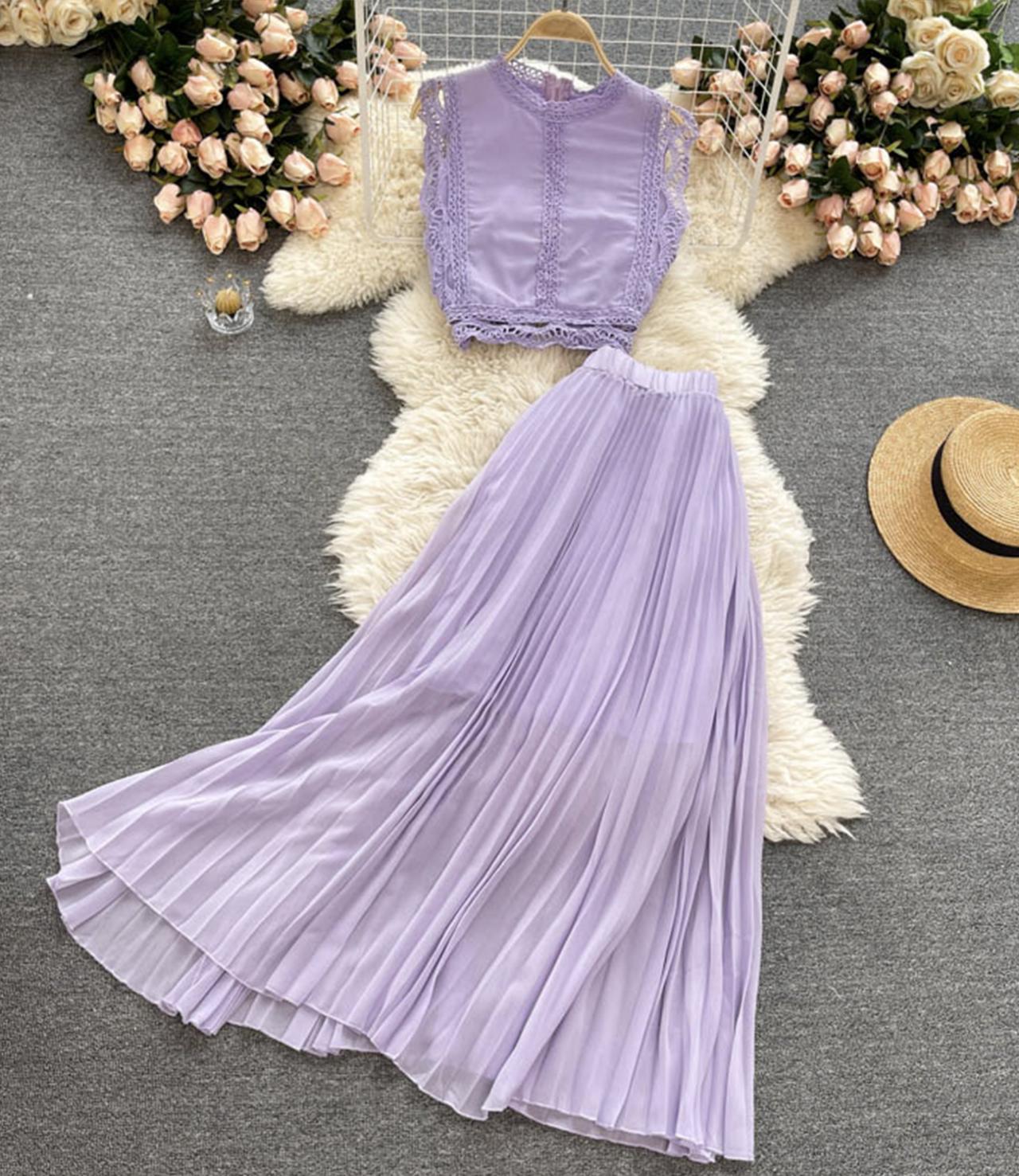 A-Linie Chiffon Langarmkleid Modekleid 643
