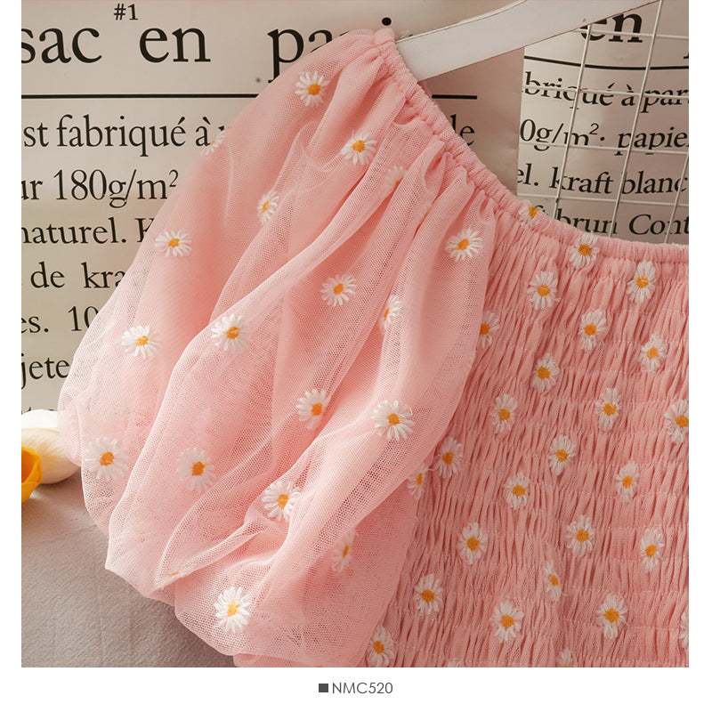 Cute A line little daisy dress 499