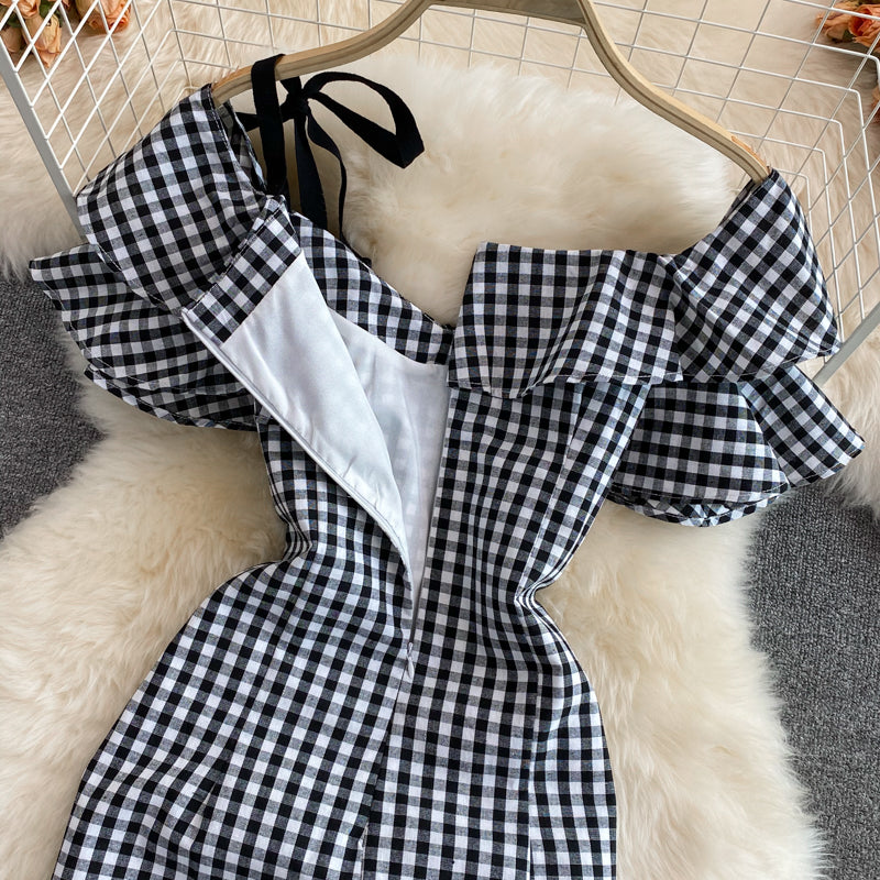 Cute plaid dress 486