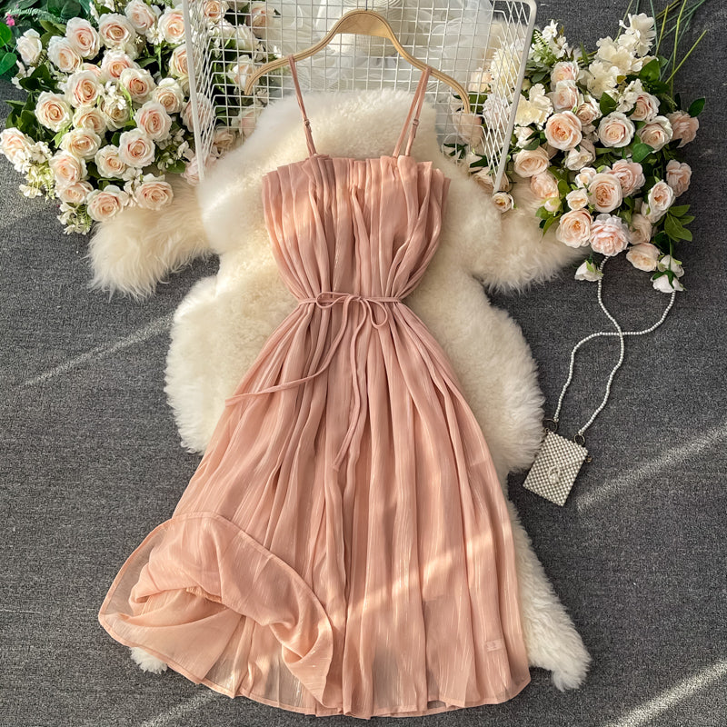 Cute A line off shoulder dress fashion dress 587