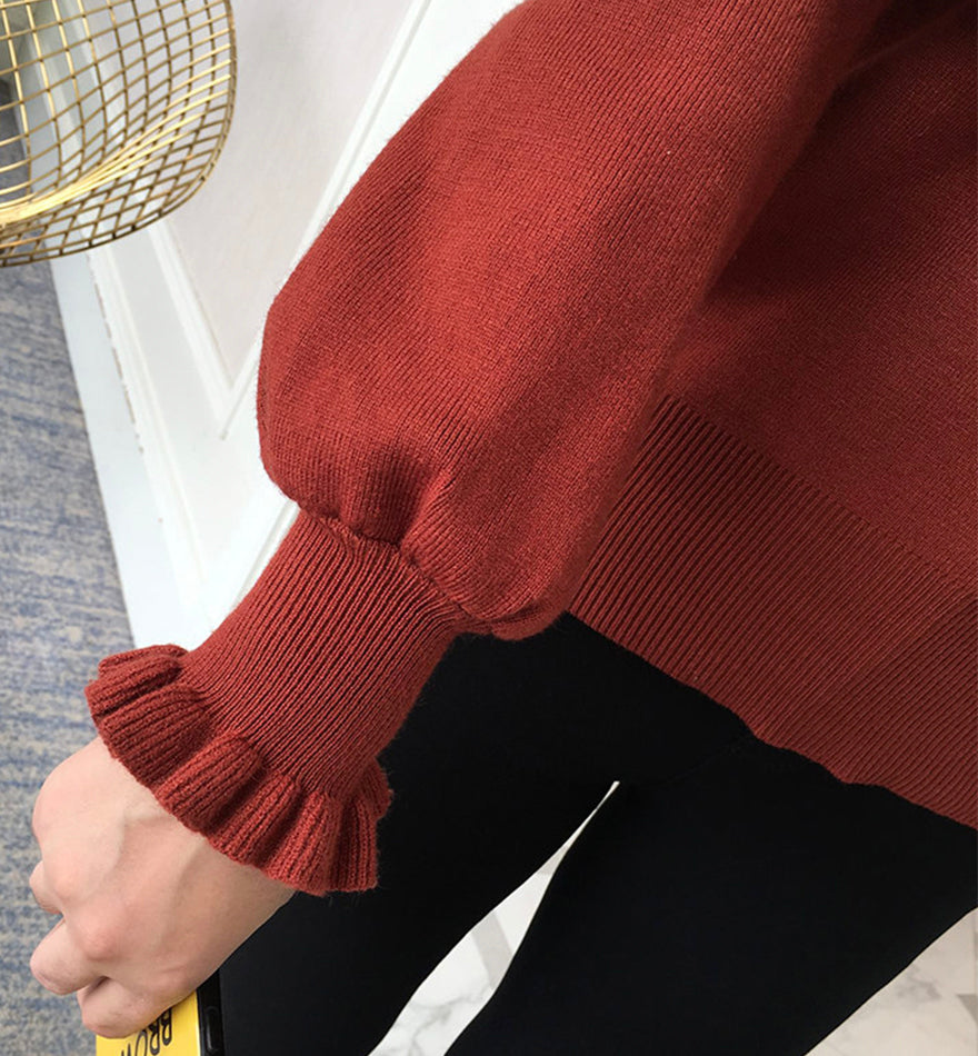 lovely long sleeve sweater 369