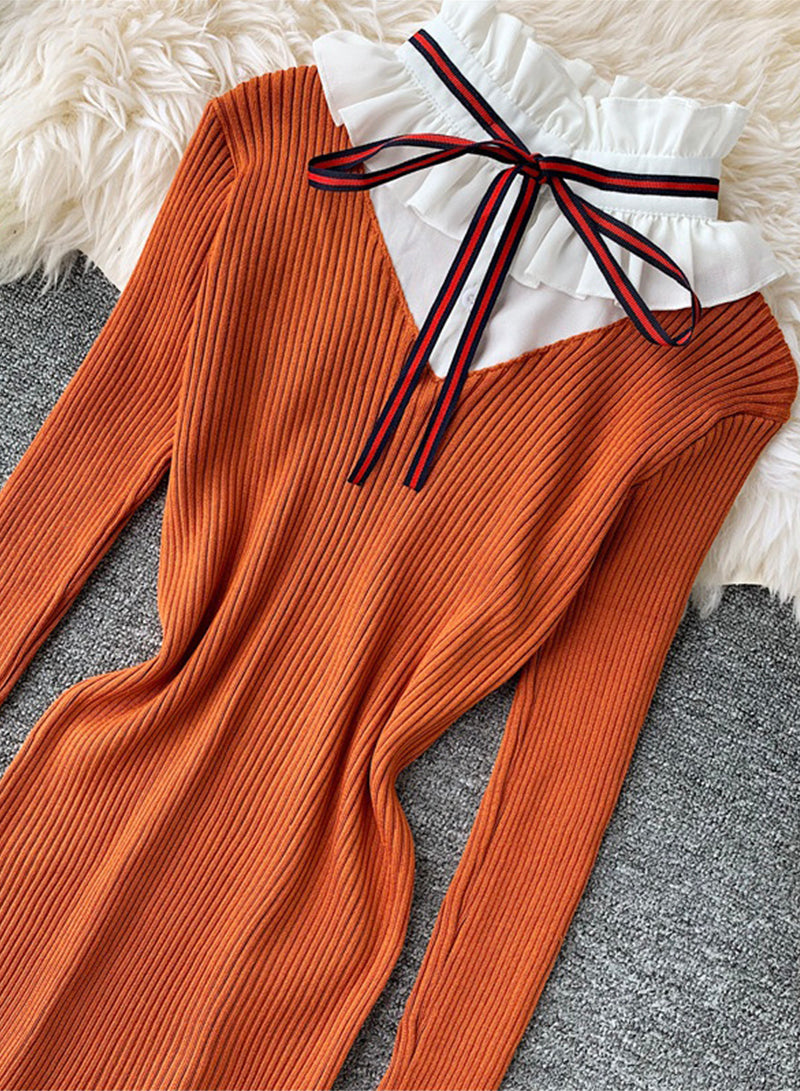 Pull mignon à manches longues 214
