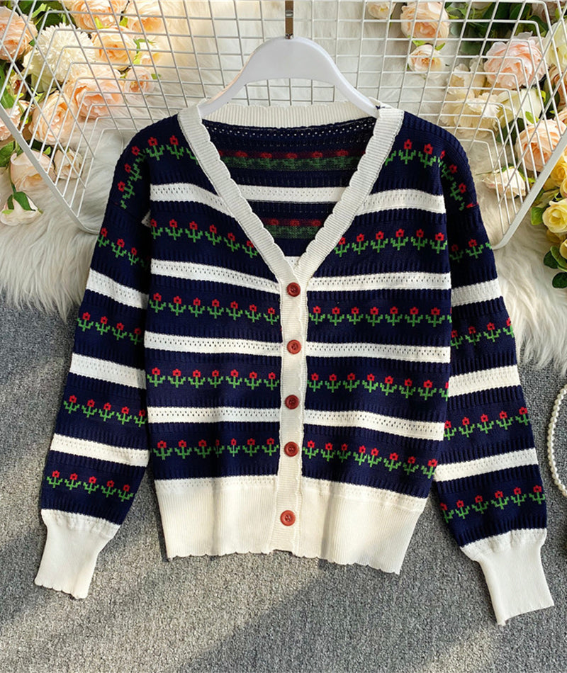 Pull cardigan doux à manches longues 155