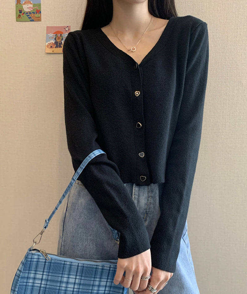 Pull fin col V en tricot cardigan pull 149