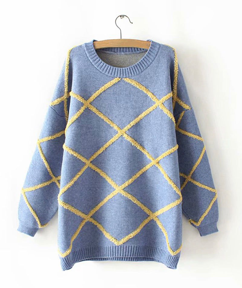 Pull mignon à col rond et manches longues 131