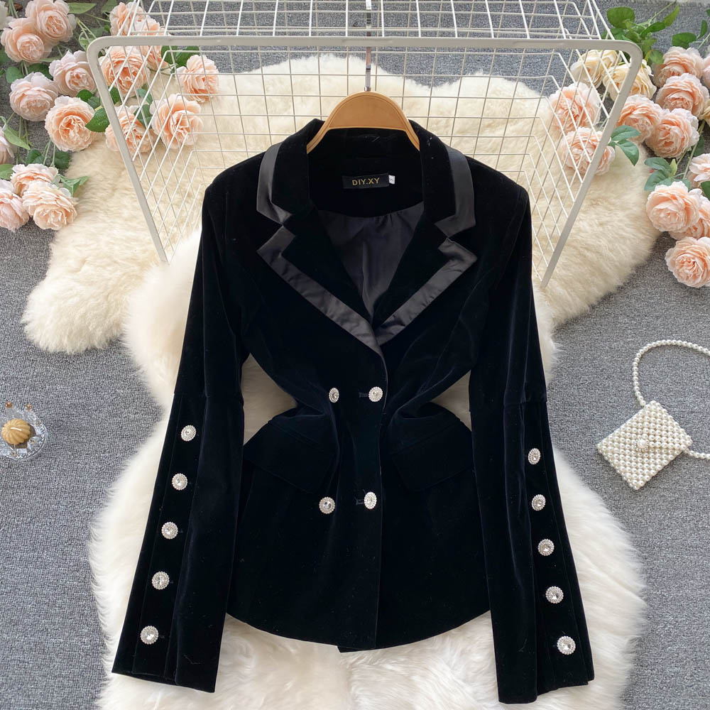 Small fragrance retro premium velvet waist 1567