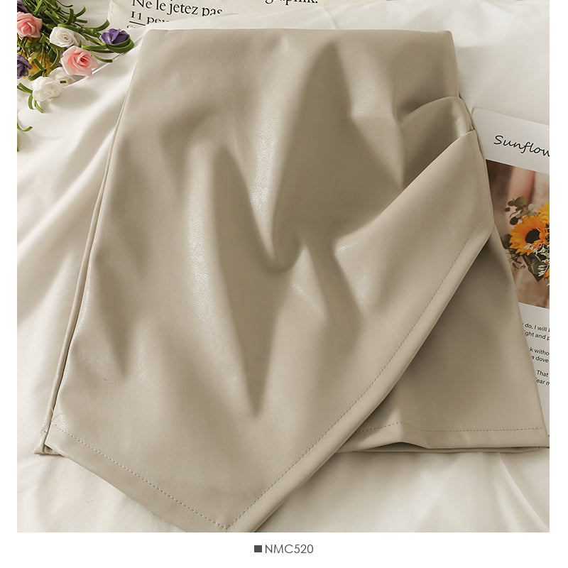 Women's small pleated Hip Wrap Skirt 2667