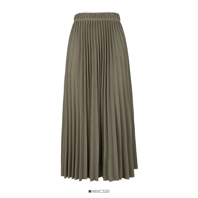 Slim medium length casual skirt 2603
