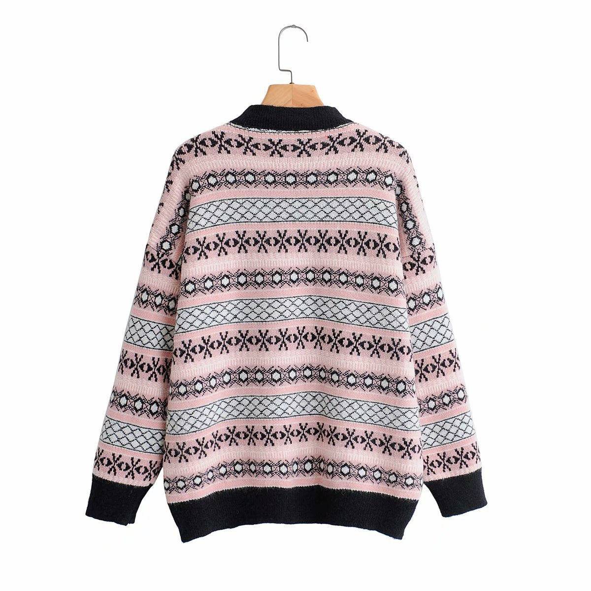 Pull ample à col roulé pour femme 1359