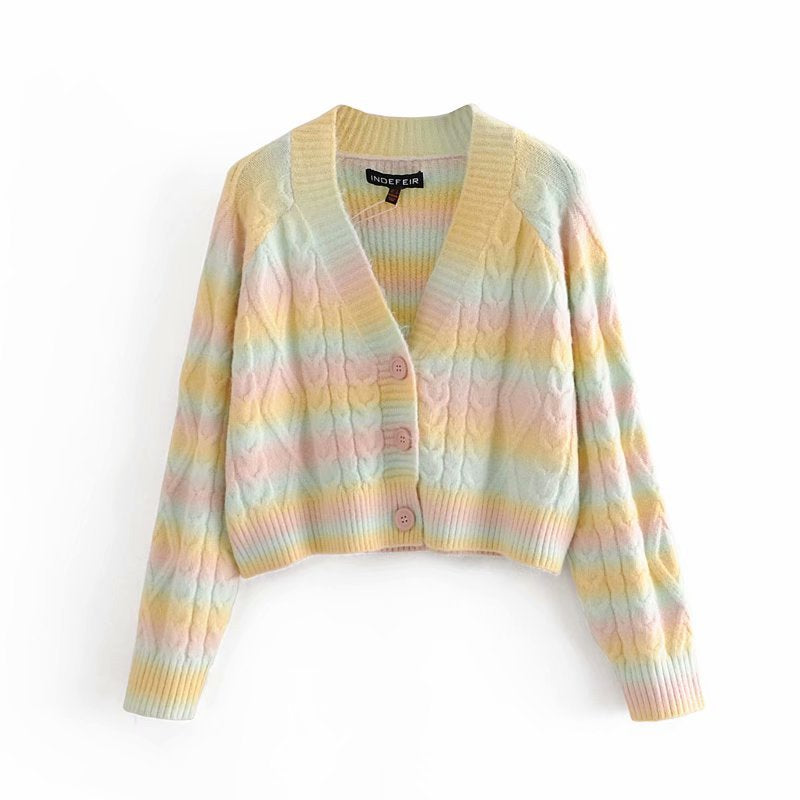 Autumn women's sweater knit cardigan 1366
