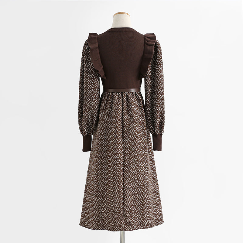 Women's Corduroy dress small tall bottomed skirt 2447