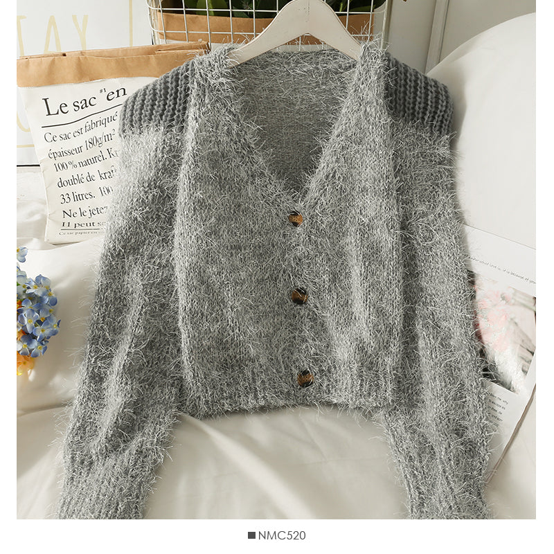 Pull en peluche slim et slim pour femme 1903