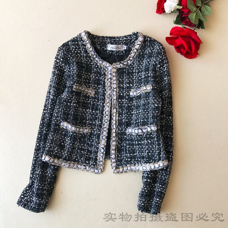 Small fragrant clothes classic short coat women's wear 1679