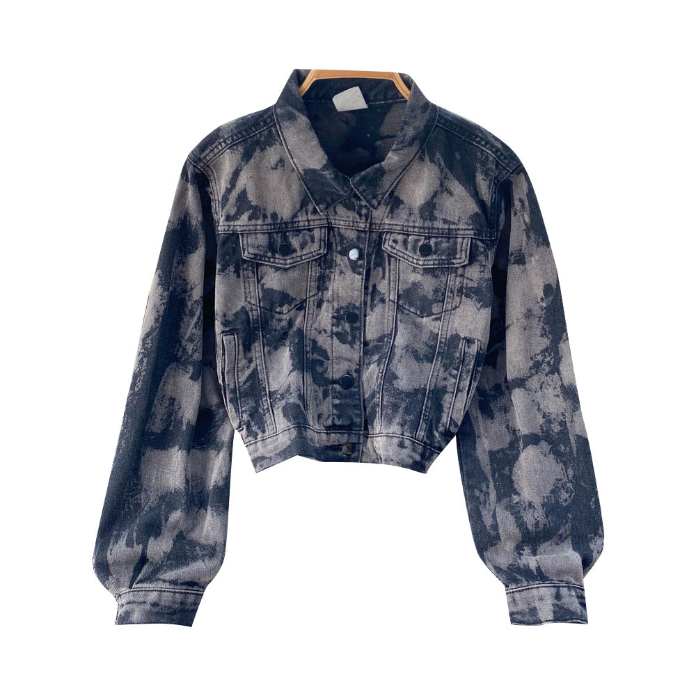 Denim jacket versatile Jacket Top 1524