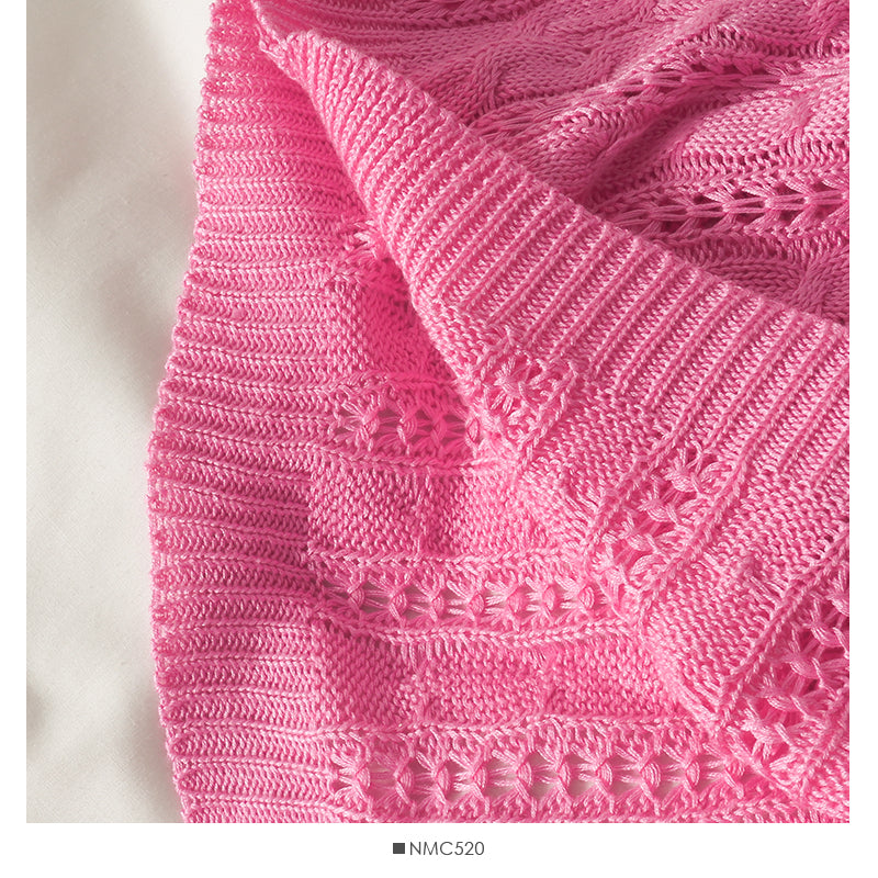 Décoration de chaîne suspendue au cou, une épaule, tricot lâche 1769