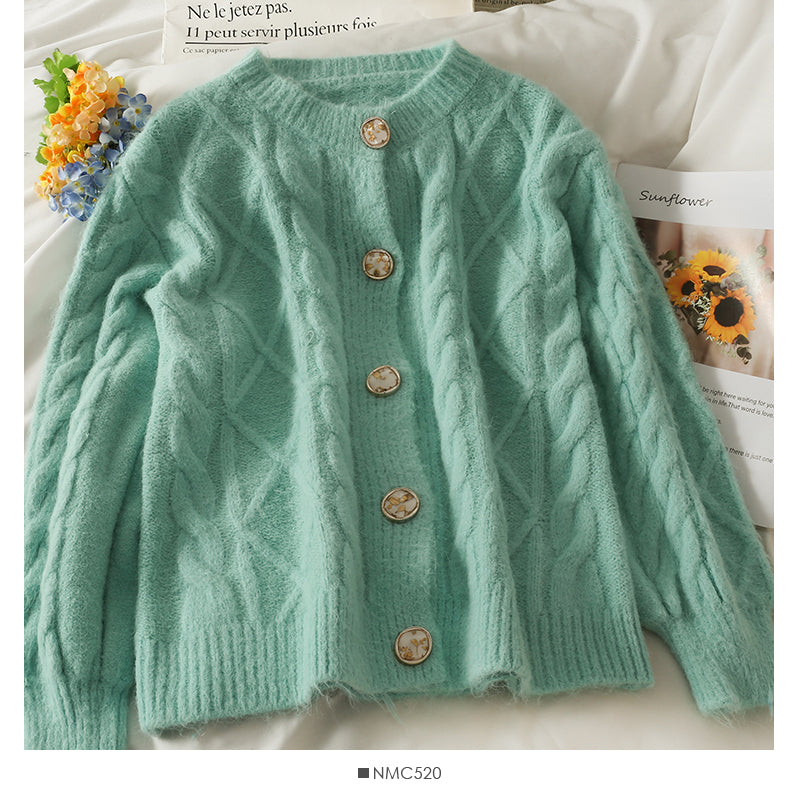 Pull femme automne vêtements amples et fins avec motif chanvre 1771