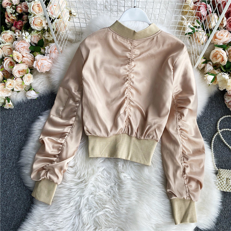 Autumn and winter2024 new Hong Kong style jacket and coat women 1675