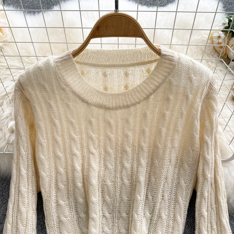 Pull torsadé pour femme Pull 1611