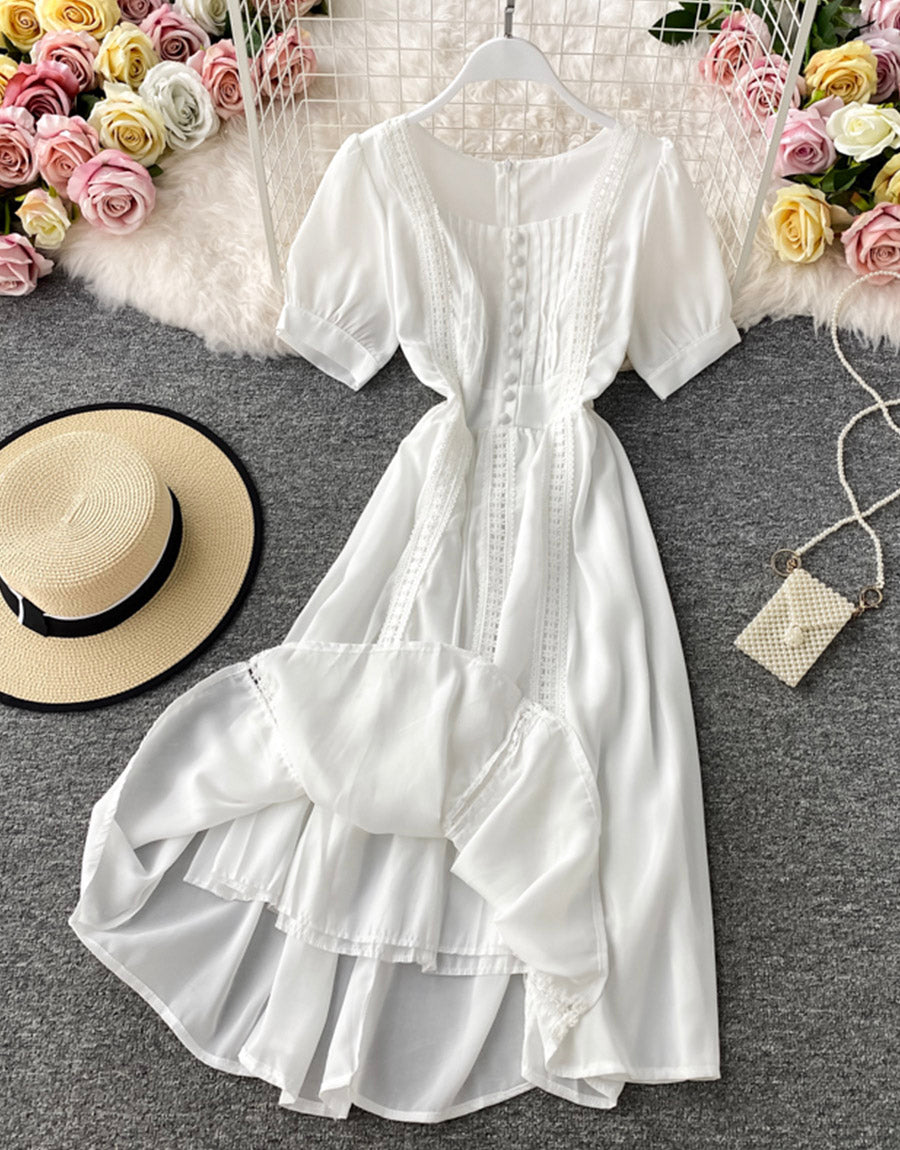 Cute chiffon short dress fashion girl dress 1118