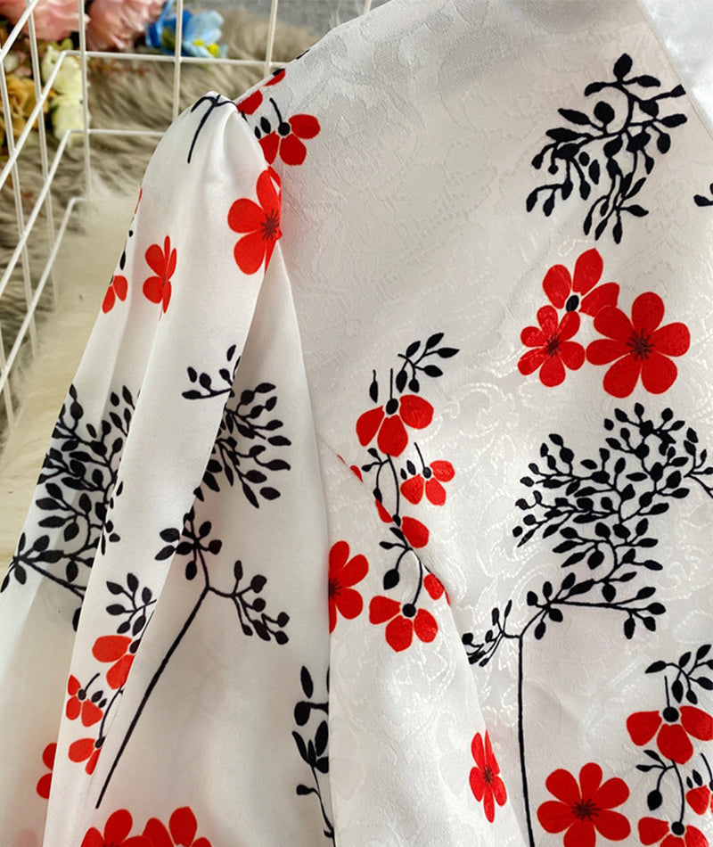 Stylish printed shirt dress 994