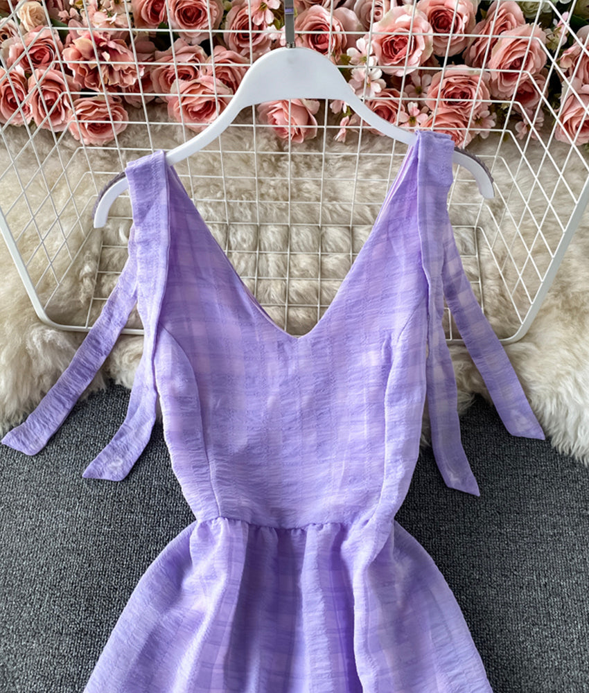 Cute A line short dress fashion dress 879