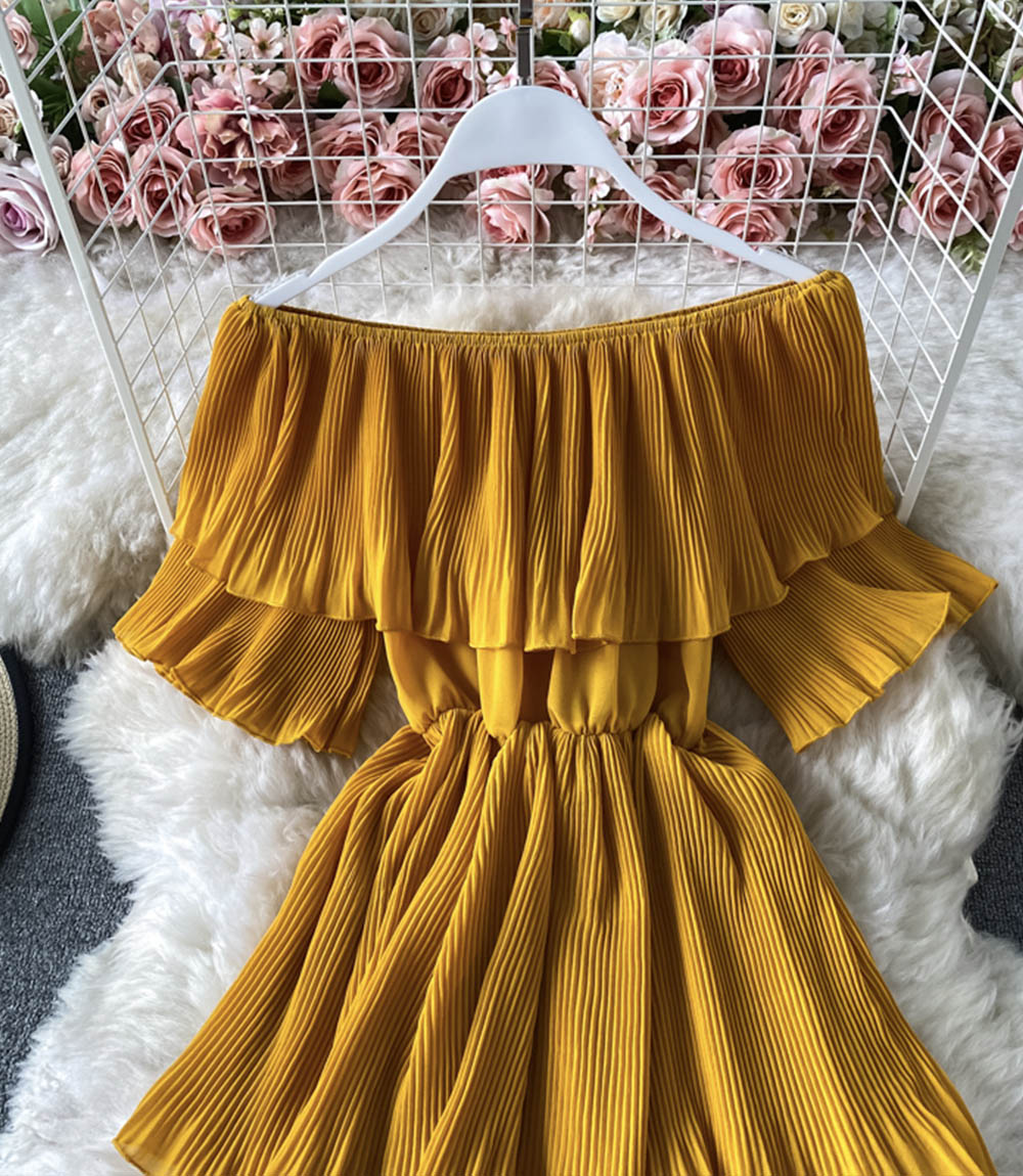 Cute A line dress fashion dress 845