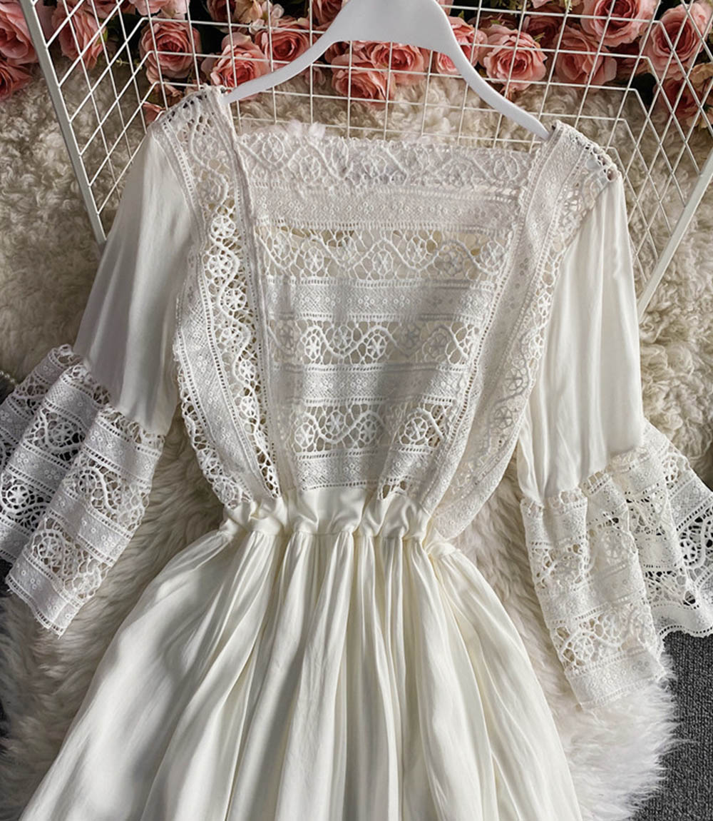 Cute A line short dress fashion dress 844