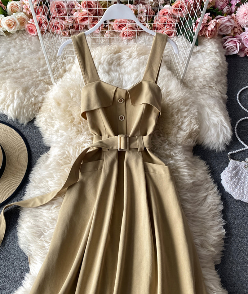 Lovely A line corduroy dress 941