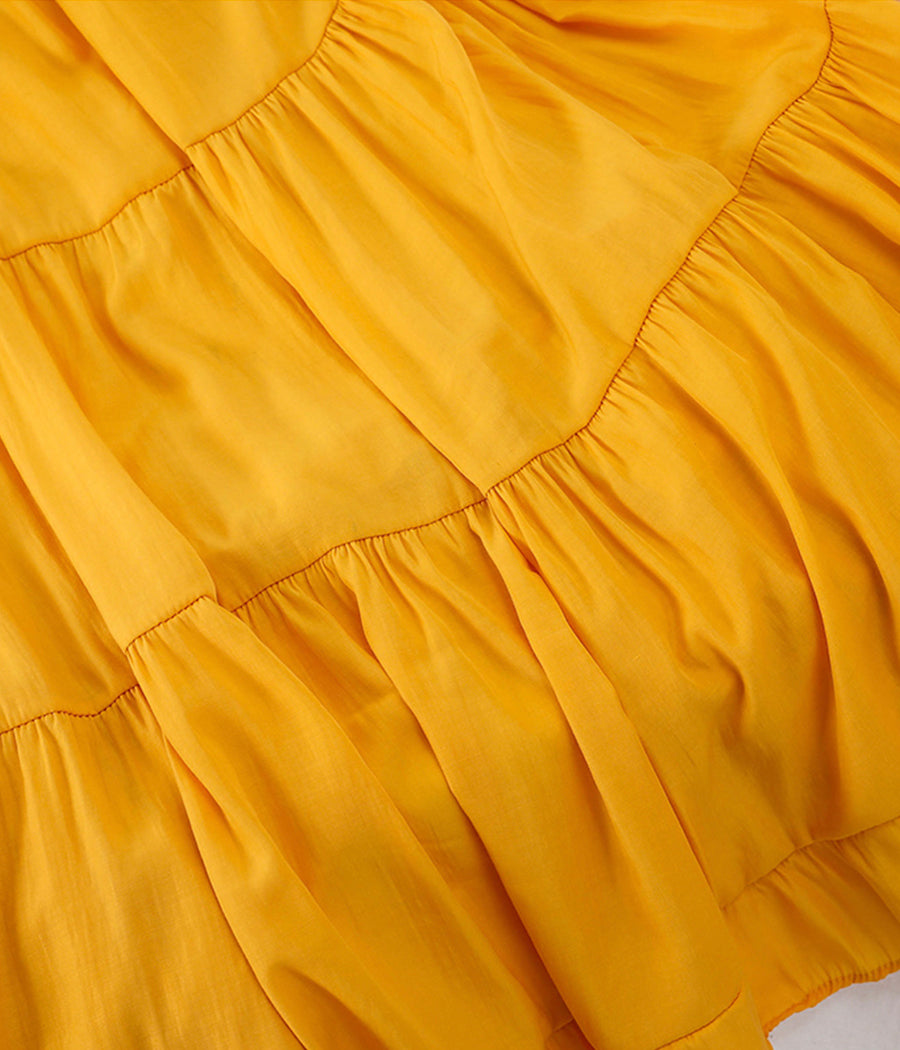 Fashion girl dress A line summer dress 1238