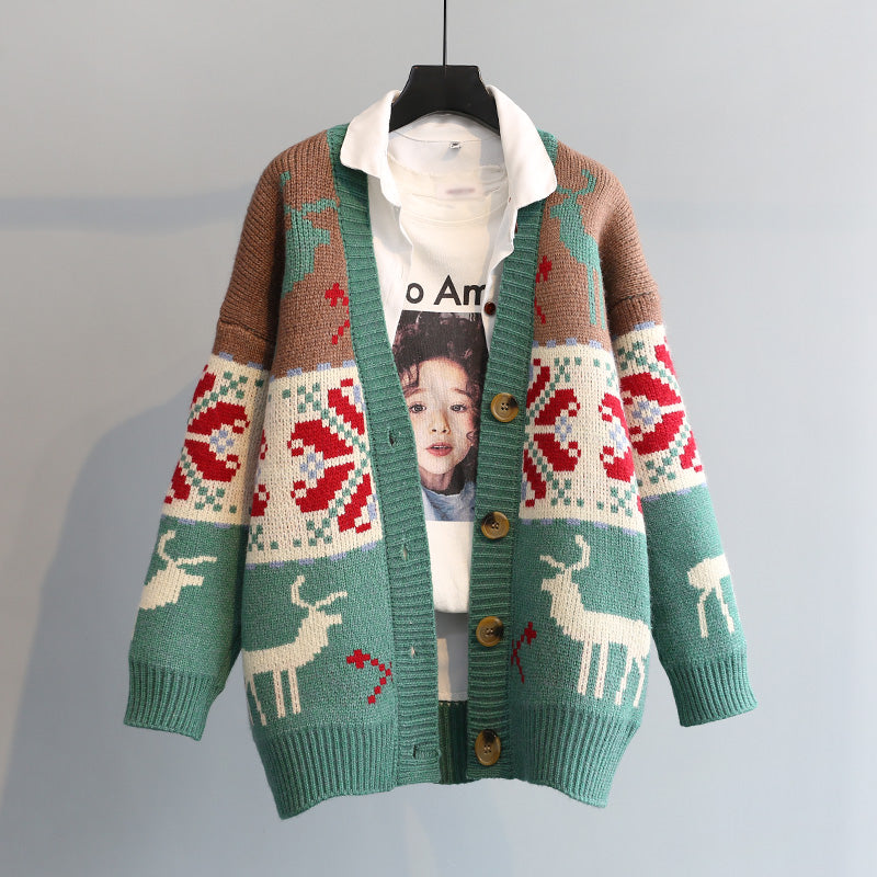 Süßer rehbrauner Cardigan 034