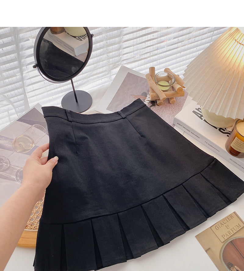 Korean short skirt with thin Ruffle hem and hip wrapped fishtail 5633