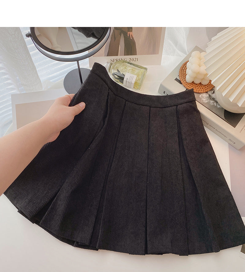New Korean fashion retro slim skirt 5643