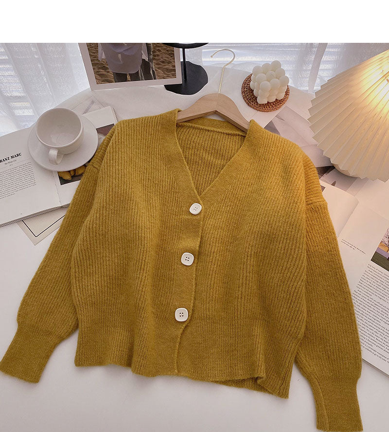 Korean style slim casual loose top fashion 5954