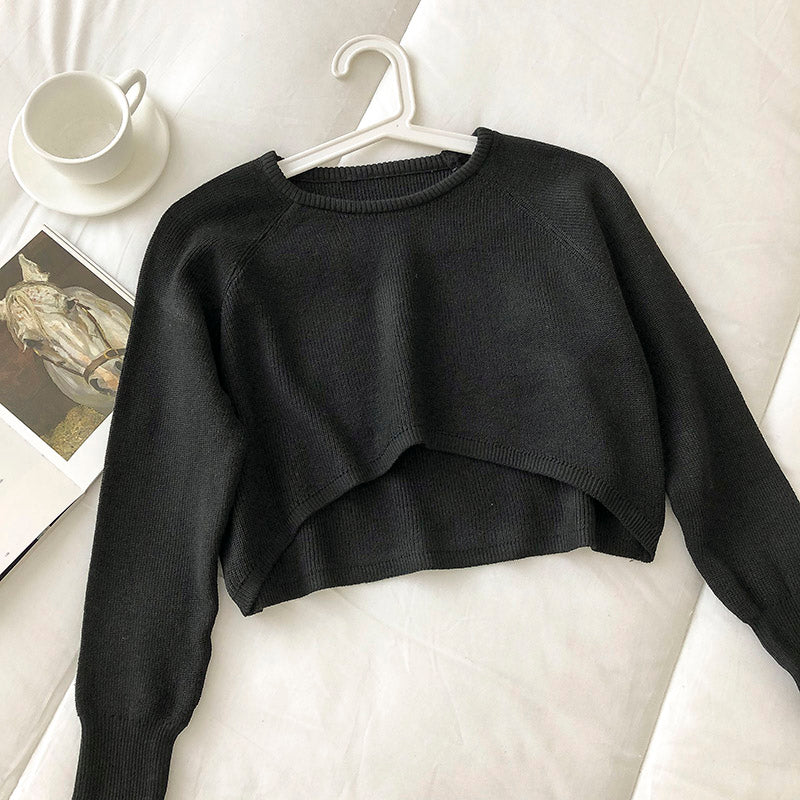 Korean version of soft waxy Pullover 5845